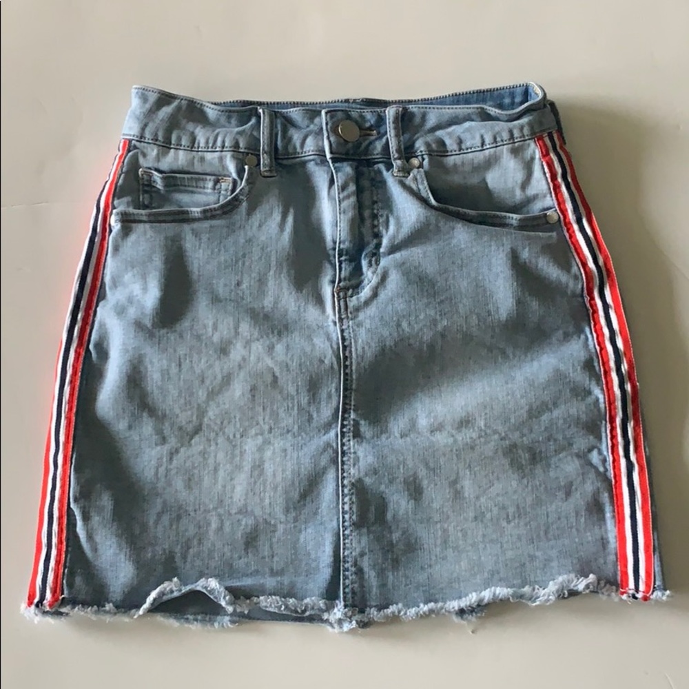 Guess blue jean mini skirt